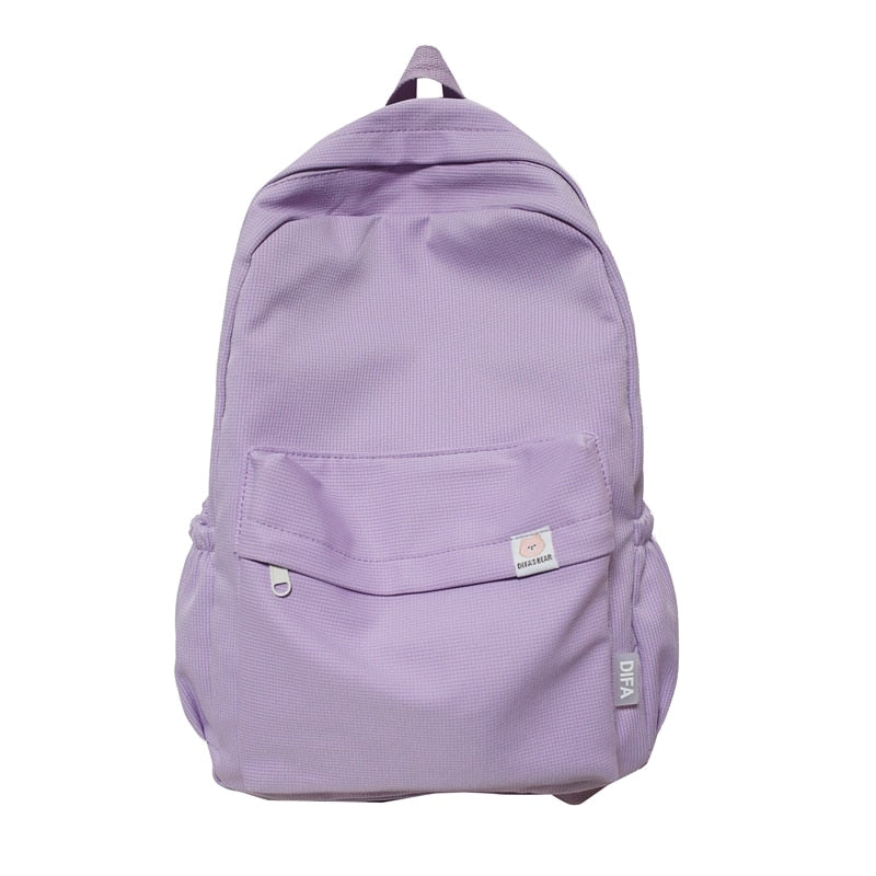 Waterproof Nylon Mochilas School Backpack —