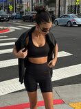 Llyge Conquer Activewear Shorts Black
