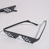 Llyge - 1pc. Festival Party Props Party Photo Props Mosaic Funny Party Glasses Anime Pixel Glasses. Cheap Stuff. Weird Stuff. Mini Stuff. Cute Aesthetic Stuff. Cool Gadgets. Unusual Items. Party Decor. Party Supplies