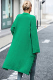 LLYGE Early Autumn New Dropped Shoulder Long Sleeve Cardigan with Pocket