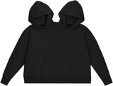 LLYGE Intimate Hoodie, Funny Couple Hooded Sweatshirt, Unisex Oversized Long Sleeve Pullover For Couple Wearing