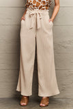 LLYGE 2023 Autumn New Fall Outfit  Tie Waist Long Pants