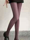 Llyge - Thickened Thermal Pants, Soft & Comfy Slim Elastic Tights For Winter, Women's Lingerie & Sleepwear