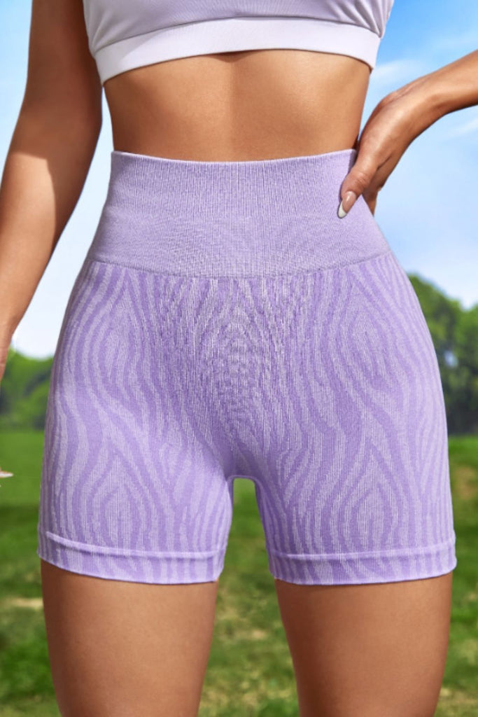 LLYGE Wide Waistband Slim Fit Active Shorts