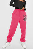 LLYGE Early Autumn New Simply Love Full Size Drawstring DAY YOU DESERVE Graphic Long Sweatpants