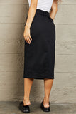 LLYGE 2023 Autumn New Fall Outfit  Professional Poise Buckled Midi Skirt