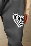 LLYGE Early Autumn New Simply Love Full Size Drawstring Heart Graphic Long Sweatpants