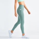 Llyge Yoga Pants With Pocket High Waist Butt Lift Leggings Elastic Training Workout Sport Leggings Traceless Yoga Leggings