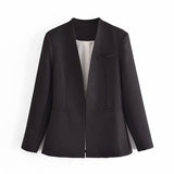 Woman Elegant Solid Slim Blazer Suit Spring Casual Female High Waisted Pencil Pants Suits Office Ladies 10 Color 2 Pcs Sets