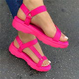 Llyge Big Size 43 Multi Colors Casual Shoes Woman Flat Dropship Comfortable Sandals Female 2023