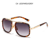 LLYGE Vintage Oversized Sunglasses Men Square Driving Glasses For Women Retro Luxury Sun Glasses Unisex Shade UV400