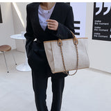 LLYGE Luxury Large-Capacity Canvas Bag Handbags Summer 2023 New Trendy Fashion Ladies Shoulder Bag Casual All-Match Portable Tote Bag