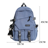 LLYGE Fashion Multi Pockets Men Backpack Black Laptop Mochila Student Bookbag Girl School Bag Lovers Travel Rucksack Women