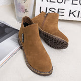 Llyge 2023 Booties Woman  Autumn Women Shoes Fashion Casual Suede Martin Ankle Boots Female Brown Chelsea Short Boots Botas Femininas