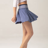 Llyge 2023 XS Sports Skirts High Waist Tennis Golf Skirt Fitness Shorts Women Athletic Fast Dry Running Sport Skort Pocket