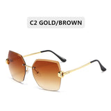 Llyge 2023 Fashion Men Cool Square Style Gradient Polarized Sunglasses Driving Vintage Brand Design Cheap Sun Glasses Oculos De Sol