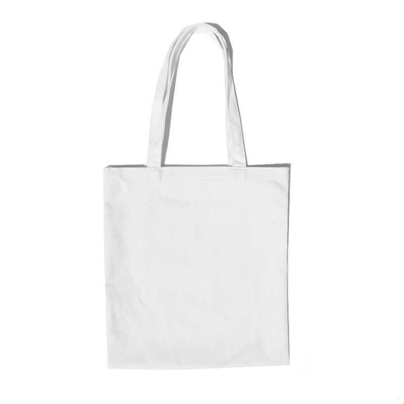 Personalized Custom Canvas Bag With Logo Text Character Scenery Printing Casual Shopping Bag Customized Large Capacity Tote Bag