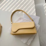 LLYGE Style Small PU Leather Crossbody Bags For Women Elegant Baguette Bag Shoulder Handbags Female Travel Hand Bag
