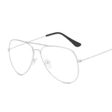 LLYGE Glasses Alloy Gold Frame Glasses Classic Retro Optics Eyeglasses Transparent Clear Lens Women Men Espectacles Female