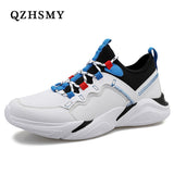 Outdoor Leather Sneakers Men 2022 New Popular Style Lace Up Male Athletic Shoes Comfortable Light Soft Big Size 48