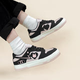 Llyge Lovely Female Students Casual Sports Sneakers Breathable Kawaii Girls Flat Trainers Cute Woman Vulcanize Shoes