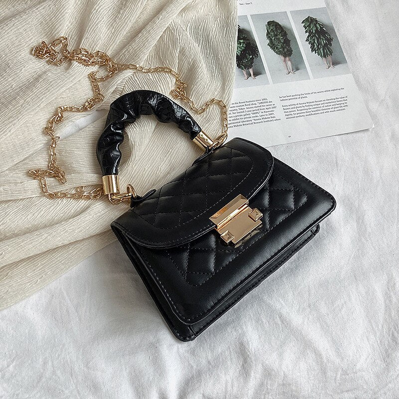 Llyge 2023  Women's Handbag Fashion Tote Sewing Rhombus Thread Shoulder Bag Beige Leather Luxurious Luxury Brand Trend Shoulder Clutch Bag