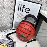 LLYGE bags for women 2023 new luxury handbags women Shoulder bags designer Round Basketball purse Bags Creative Styling Personality
