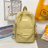 Llyge Waterproof Nylon Women Backpack Multi-Pocket Student Rucksack Female Travel Bag Book Schoolbag For Teenage Girl Boys Satchel