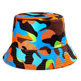 LLYGE Summer Reversible Cow Print Bucket Hat Women Outdoor Travel Sun Hat Sun Protection Fisherman Cap Fashion Shading Panama Selling