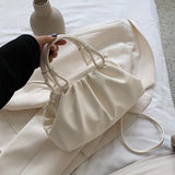Llyge Bag With Shoulder Handle Design Small PU Leather Crossbody Bags For Women 2023 Summer Female Elegant Shoulder Handbags
