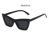 Llyge  2022 2022 Black Sunglasses Women Fashion Vintage Luxury Brand Clear Shades Glasses Small Sunglasses Female Eyewear UV400