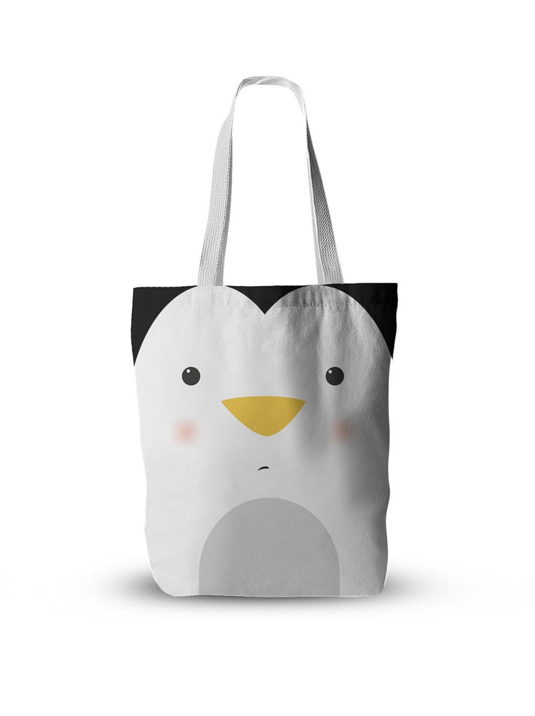 New Women Cartoon Handbag Color Animal Face Panda Lion Shoulder Canvas Bag Large Capacity Girl Reusable Shopping Bag Grocery Bag