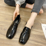 New Ladies Flat Oxfords Patent Leather Women Shoes Woman Platform Spring  Derby Shoes Slip On Female Comfort Fashion Footwear