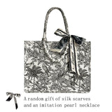 Llyge  Graduation party  2022 Luxury Designer Handbag for Women Luxury Brand Bag Jacquard Embroidery Shopper Beach Shoulder Bag Canvas Tote Bag Wholesale