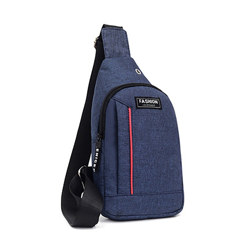 Fashion Men Shoulder Bags Waist Packs Sling Bag Crossbody Outdoor Sport Shoulder Chest Daily Picnic Canvas Messenger Bag Bolsa