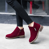 Llyge 2023 Booties Woman  Autumn Women Shoes Fashion Casual Suede Martin Ankle Boots Female Brown Chelsea Short Boots Botas Femininas