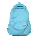 Llyge New Waterproof Nylon Women Backpack Female Travel Bag Backpacks Schoolbag For Teenage Girls Solid Color Bookbag Mochila Bookbag xj0811
