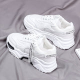 The new spring 2023 fashion women's shoes sneakers show high running shoes platform comfortable breathable trend