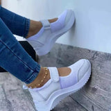 Llyge Women Sneakers Platform Sandals Solid Mesh Cut Out Women's Shoes Casual 2023 New Fashion Plus Size Thick Bottom Ladies Sneakers