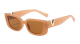 Llyge  2023 2023 Rectangle Vintage Sunglasses Women Brand Designer Small Square Drive Sun Glasses Female Lady Fishing Eyewear UV400