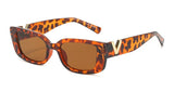Llyge  2023 2023 Rectangle Vintage Sunglasses Women Brand Designer Small Square Drive Sun Glasses Female Lady Fishing Eyewear UV400