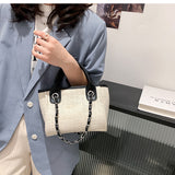 LLYGE Luxury Large-Capacity Canvas Bag Handbags Summer 2023 New Trendy Fashion Ladies Shoulder Bag Casual All-Match Portable Tote Bag