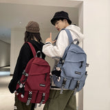 LLYGE Fashion Multi Pockets Men Backpack Black Laptop Mochila Student Bookbag Girl School Bag Lovers Travel Rucksack Women