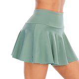 Llyge 2023 S-XXL Tennis Skirts Mini Golf Badmintion Sports Pleated Skirt Fitness Women Pocket Shorts Gym Running High Waist Sport Skort