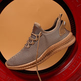 LLYGE Big Size Sneakers Shoes For Men Lightweight Breathable Running Walking Male Footwear Soft Sole Lace-Up Scarpe Uomo