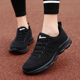 Llyge 2022  Women Casual Sport Shoes Running Sneakers Plus Size Flying Woven Women's Casual Shoes Breathable Casual Sneakers Walking Shoes
