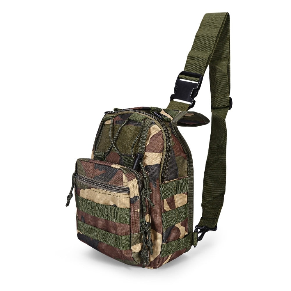 Llyge 600D Military Tactical Shoulder Bag EDC Outdoor Travel Backpack Waterproof Hiking Camping Backpack Hunting Camouflage Army Bags