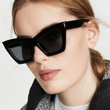 Llyge  2022 2022 Black Sunglasses Women Fashion Vintage Luxury Brand Clear Shades Glasses Small Sunglasses Female Eyewear UV400