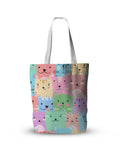 Trend 3D Women Foldable Canvas Tote Bag Cute Cartoon Animal Funny Casual Large Capacity Shopping Shoulder Bags Girl Pink Handbag