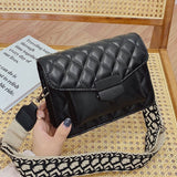 Llyge Shoulder Bags Purse Crossbody Bags for Women Handbag Fashion 2023 New Chains Letter Pattern All-match PU Leather Designer Bag